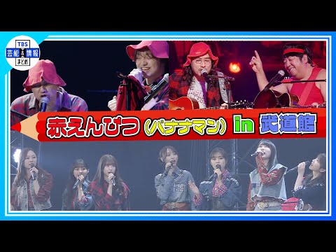 期間限定公開【バナナマン】“赤えんぴつ”として初の武道館ライブ！乃木坂46・トータス松本・三浦大知など豪華ゲストも登場！