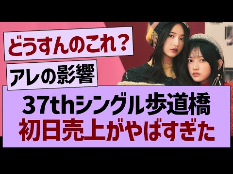 37thシングル、初日売上がやばすぎた【乃木坂46・乃木坂工事中・乃木坂配信中】